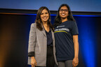 Nikita Agrawal from Chicago, Illinois awarded $15,000 from Prudential Financial at Emerging Visionaries Summit