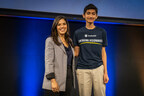 Aaryan Doshi from Cupertino, California awarded $15,000 from Prudential Financial at Emerging Visionaries Summit