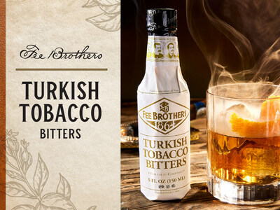 Fee Brothers Turkish Tobacco Bitters offer the rich flavors of sun-cured tobacco with notes of coffee, clove, and nutmeg