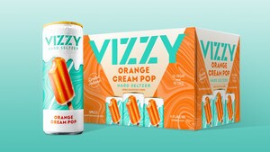 VIZZY® HARD SELTZER INTRODUCES LIMITED-EDITION ORANGE CREAM POP FLAVOR AND A NEW LOOK AS PART OF "FLAVOR FOR EVERY VIBE" CAMPAIGN