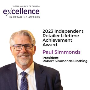 Atlantic retailer Paul Simmonds to receive Retail Council of Canada's Independent Retailer Lifetime Achievement Award