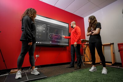 Within the MSES program at SXU, students use real-time technology to understand and explain the outcomes of functional movement tests.