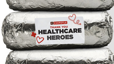 To celebrate National Nurses Week, Chipotle is recognizing the healthcare community by awarding 2,000 medical professionals with ‘Burrito Care Packages’ featuring 50 entrée codes for their team, equivalent to over $1 million in free Chipotle.