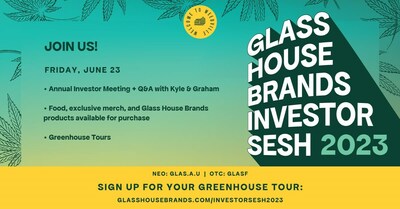 Glass House Brands Investor Sesh 2023 Invite (CNW Group/Glass House Brands Inc.)