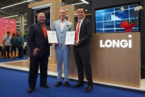 LONGi recibe el sello "Top Brand PV 2023" para México, Chile y Latinoamérica en Solar + Storage México 2023