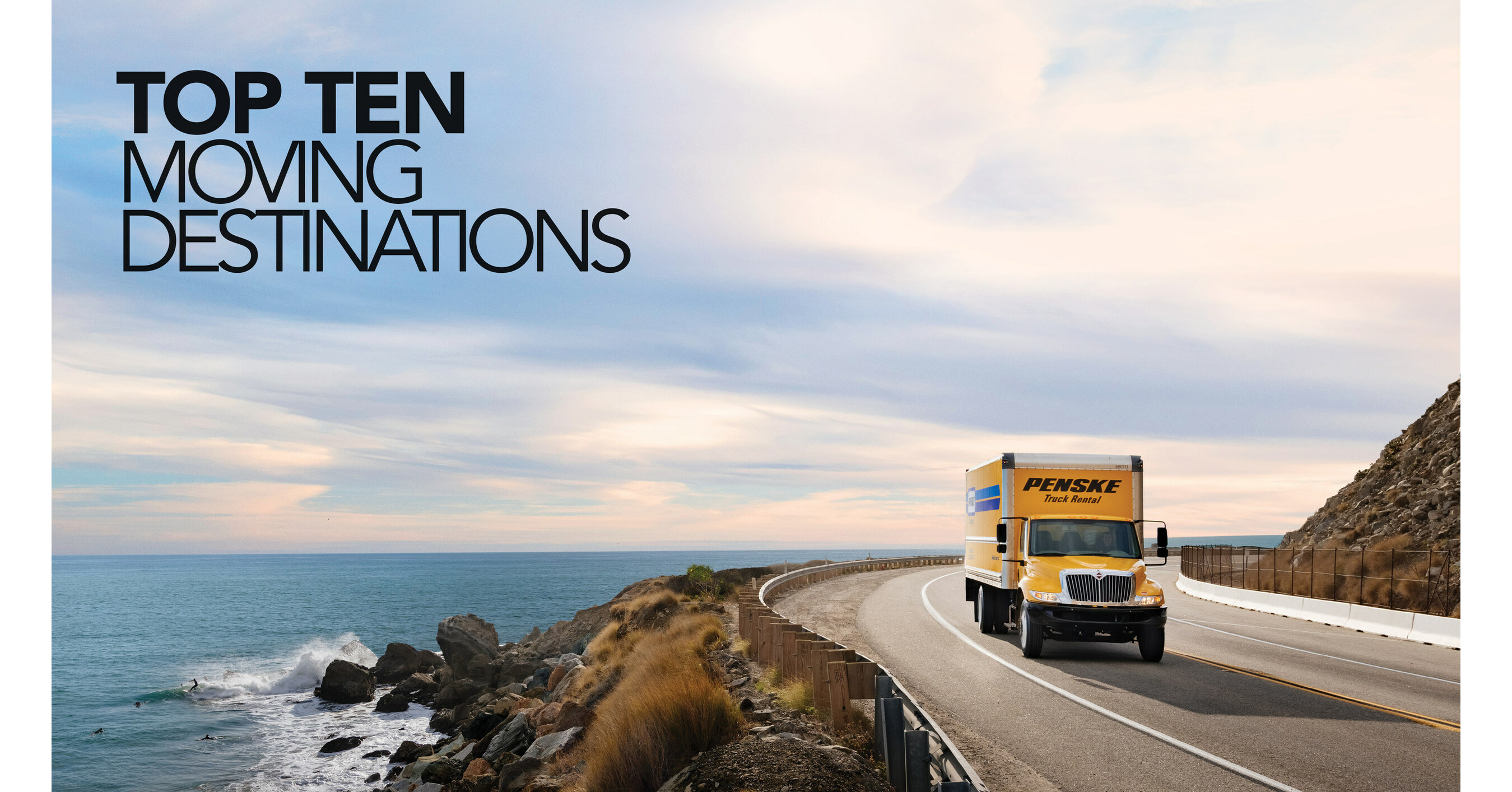 Penske Truck Rental Announces 2022 Top Moving Destinations and Curated  Playlists to Streamline the Moving Experience