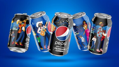 Pepsi lanza una colección de latas de edición limitada de Pepsi y Pepsi Zero Sugar inspirada en cinco géneros de música latina en la primera clase magistral de baile de fusión Latina en el metaverso.