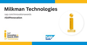 La solution Milkman Technologies remporte le prix de l'innovation SAP®