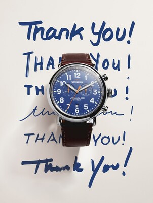 Shinola watch clearance blue face