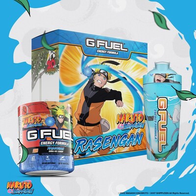 The G FUEL Rasengan Collector's Box, inspired by 