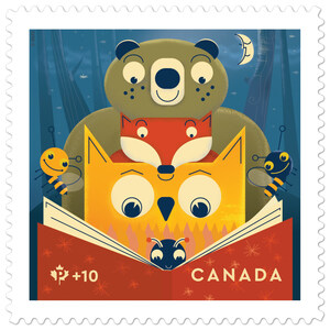 Le nouveau timbre de la Fondation communautaire de Postes Canada souligne le pouvoir des histoires dans la vie des enfants