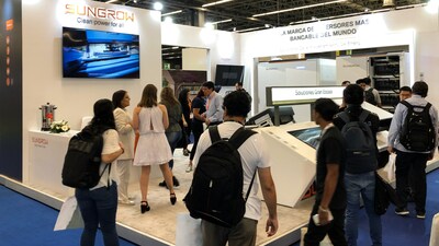 Sungrow booth at Solar + Storage Mexico 2023