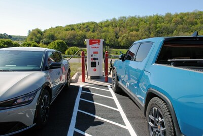ABB E-mobility Terra 184 charger at Circle K in Wytheville, Virginia.