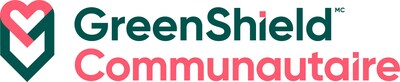 GreenShield Cares Logo - French (Groupe CNW/GreenShield)