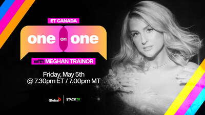 ET Canada presents 'One on One with Meghan Trainor' (CNW Group/Corus Entertainment Inc.)