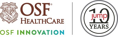 OSF HealthCare-Innovation 10 year Anniversary logo (PRNewsfoto/OSF HealthCare)