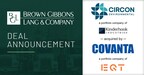 BGL Announces the Sale of Circon to Covanta