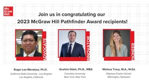 Three Inspiring Educators Chosen as Winners of Inaugural McGraw Hill Pathfinder Awards