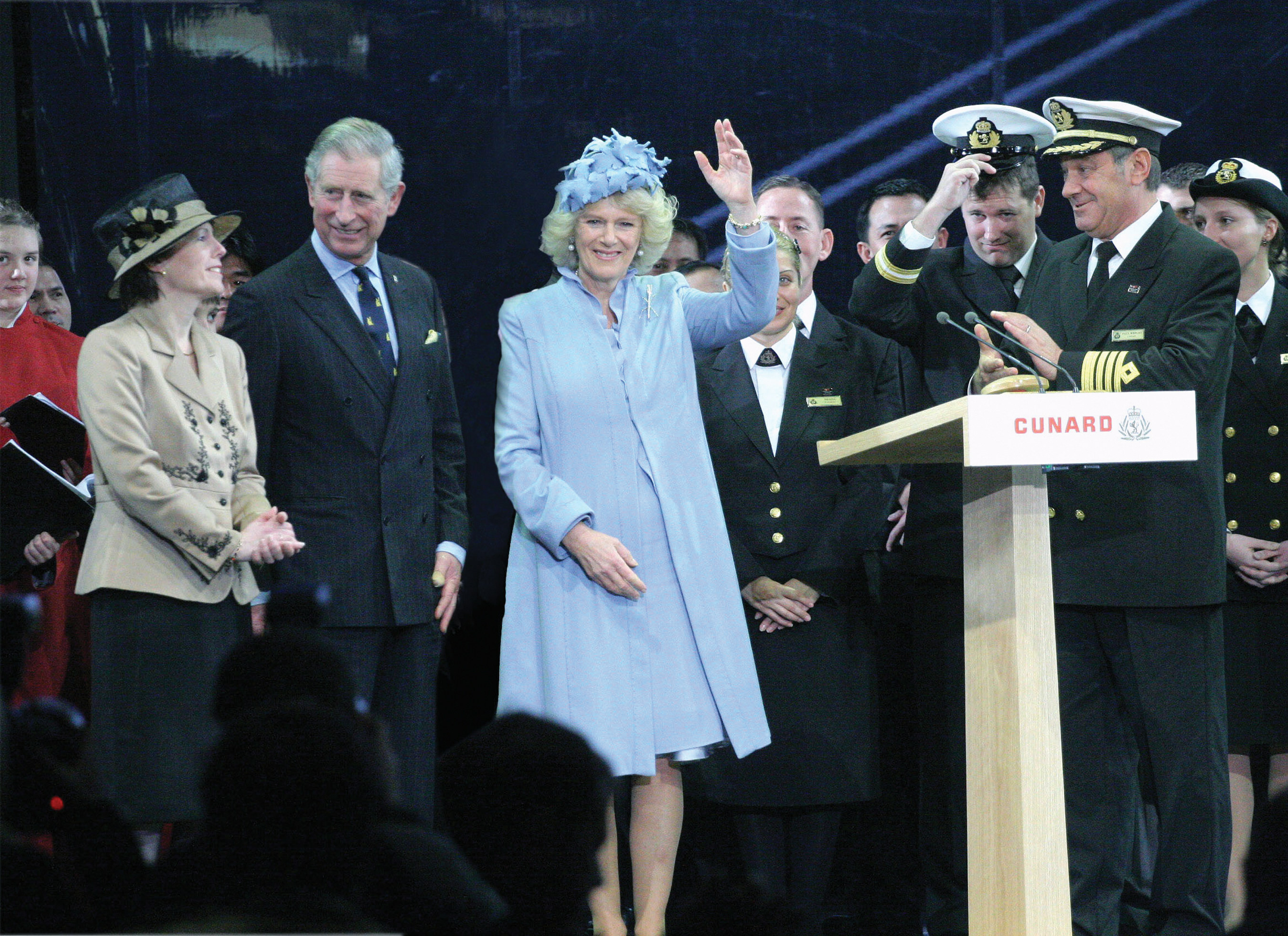 Celebrations for His Majesty The King are underway for Cunard guests (Image at LateCruiseNews.com - May 2023)