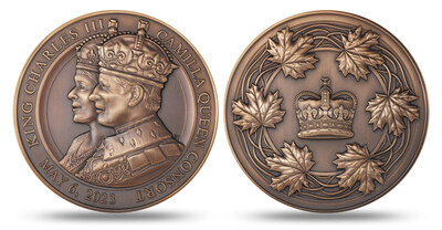 Canadian Coronation Medallion Approved By King Charles III   Canadian Coin   Currency Corp  Canadian Coronation Medallion App 