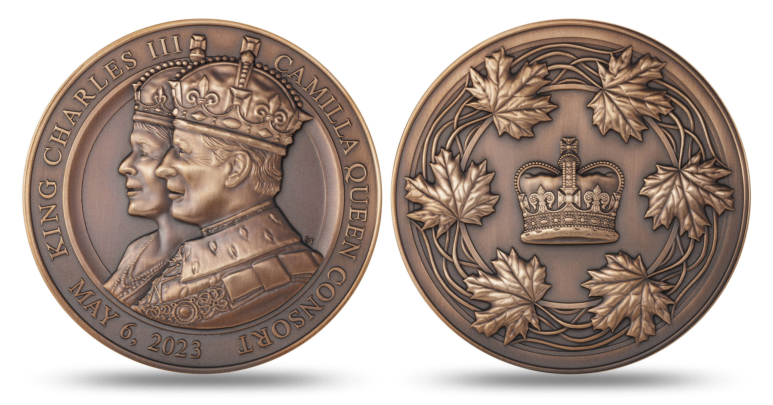 Canadian Coronation Medallion Approved by King Charles III 