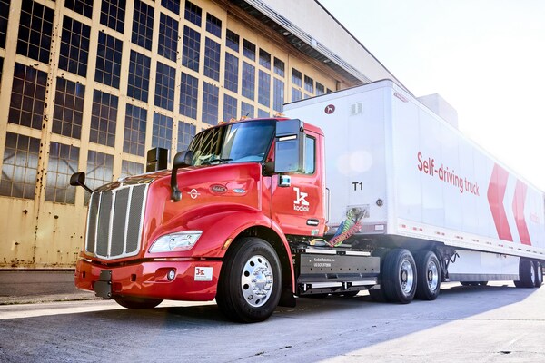 Kodiak Robotics today introduced the first-ever autonomous electric class 8 truck. Kodiak is upfitting a Peterbilt Model 579EV electric truck with the Kodiak Driver, the company’s self-driving technology.