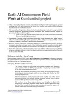 Earth AI fieldwork underway at the Cundumbul porphyry project: full press release with figures (CNW Group/Kincora Copper Limited)