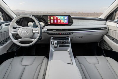 The 2023 Hyundai Palisade interior is photographed in Irvine, CA. on July 20, 2022.