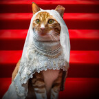 Fresh Step Styles Adoptable Cats in Looks Inspired by Red Carpet Fashion