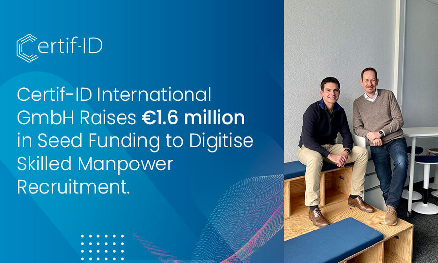 Certif-ID raises €1.6 million in Seed Funding to digitise skilled manpower recruitment - Vimarsana News