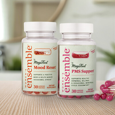 The new Women’s Ensemble collection includes doctor-formulated Mood Reset and PMS Support.