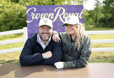 In celebration of Military Appreciation Month, Crown Royal, Mitchell Tenpenny, and Meghan Patrick partnered with Nashville-based nonprofit, CreatiVets, at their 3rd Annual Charity Golf Tournament.