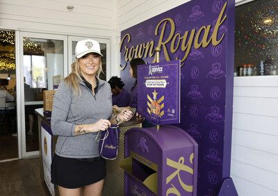 Country music star Meghan Patrick joined forces with Crown Royal in honor of Military Appreciation Month to give back to the veteran community with partner CreatiVets.
