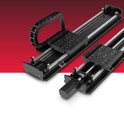 Linear motor, LMAX series, and precision-ground ball screw, BMAX series, drive actuator, deliver flexible, open-end integration into high-performance linear motion systems.