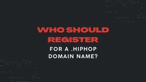 Who should register a .HipHop domain name?