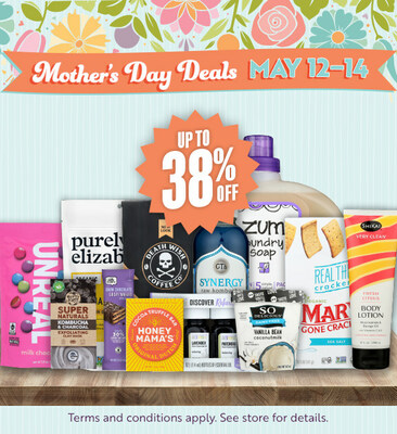 Customers can pamper moms with special Mother's Day weekend sales at Natural Grocers, May 12-14.