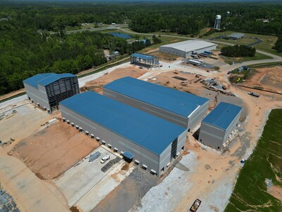 SK On and Westwater Resources have signed an agreement to develop anode materials tailored to batteries produced at SK On’s U.S. plants. Westwater’s Kellyton Graphite Processing Plant, pictured above, is under construction in Alabama.