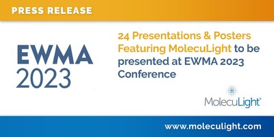 24 Presentations & Posters featuring MolecuLight at EWMA 2023