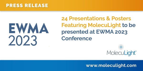 24 Presentations & Posters featuring MolecuLight at EWMA 2023 (CNW Group/MolecuLight)