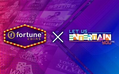Fortune Coins Casino partners up with the leading Canadian gaming provider, Let Us Entertain You Inc. (CNW Group/Fortune Coins - Blazesoft Ltd.)