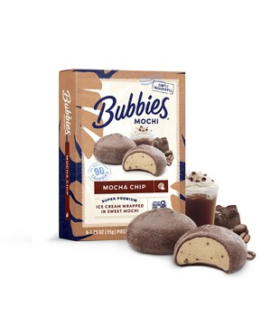 Bubbies Ice Cream Launches New Mocha Chip Mochi Ice Cream Flavor That You'll Love a Latte