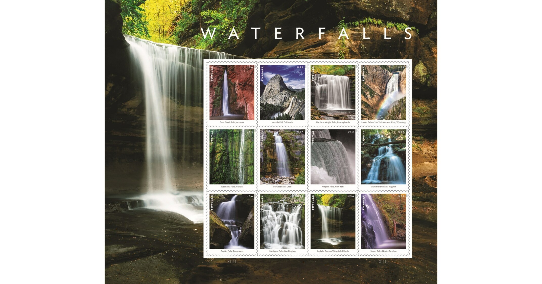 Postal Service To Issue Waterfall Stamps