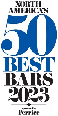 North America's 50 Best Bars 2023 Logo (PRNewsfoto/50 Best)