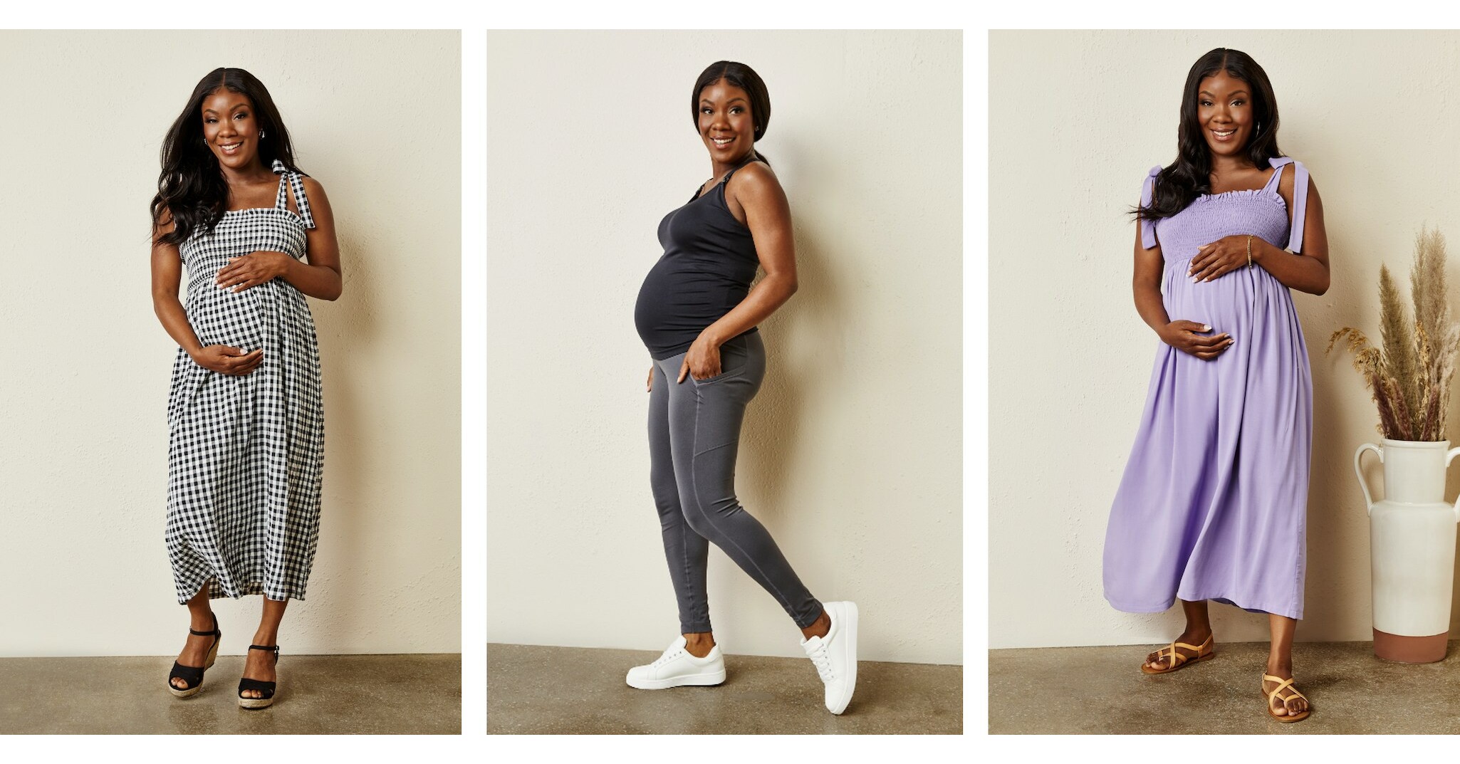 Pregnancy Support Pants Pants Trousers Pregnancy Yoga Seamless Women's  Leggings Maternity Plus Size Maternity (Wine, S)