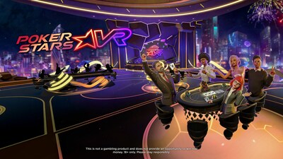 PokerStars VR is now live on PlayStation VR2 (PRNewsfoto/PokerStars)