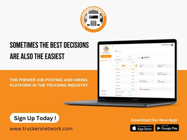 Truckers Network, the industry's premier job posting and hiring platform utilizes match technology services that connect Companies looking to hire, with Drivers actively seeking their next job.