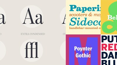 Thirty-nine typefaces from The Font Bureau, including David Berlow classics Belizio, and Bureau-Grot, join the Monotype Library