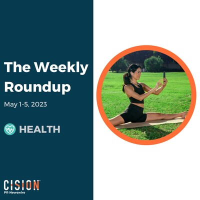 PR Newswire Weekly Health Press Release Roundup, May 1-5, 2023. Photo provided by obVus Solutions. https://prn.to/3AVIeGc