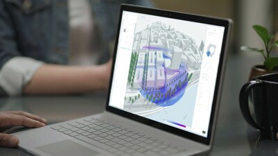Autodesk Forma's easy-to-use real time analyses give users data about key density and environmental qualities surrounding a building site such as sunlight, daylight, wind, and microclimate.