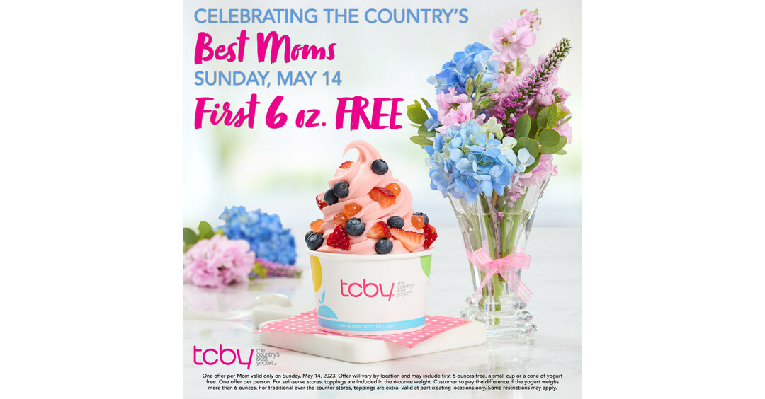 TCBY Invites Moms to Celebrate Mother's Day with a Free Sweet Treat